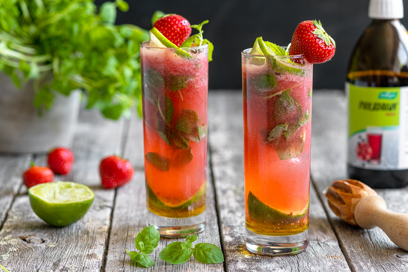 Mansikkamocktail
